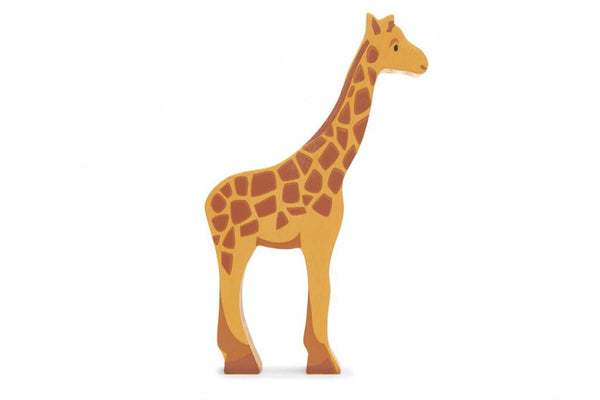 safaridier Giraffe junior 14,5 cm hout oranje