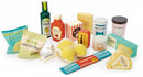 speelgoedeten Grocery Set junior hout 14-delig
