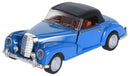 auto diecast blauw 12 cm