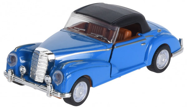 auto diecast blauw 12 cm