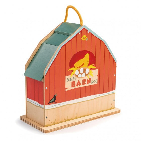 draagbare boerderij speelset junior 18-delig