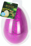 groei-ei dinosaurus paars 11,5 x 7,5 cm