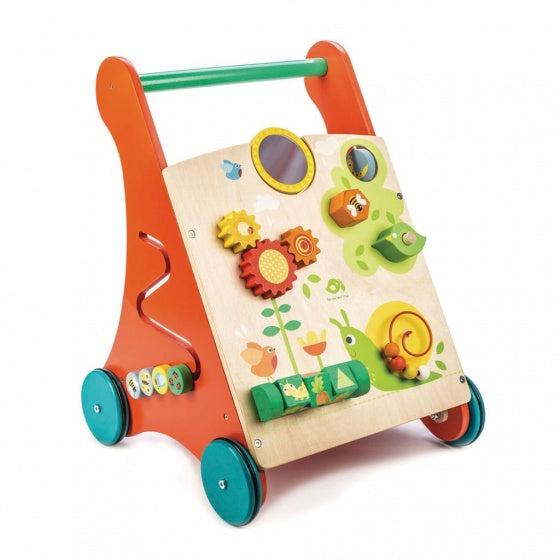 loopwagen Activity hout junior 38 x 38 x 57 cm