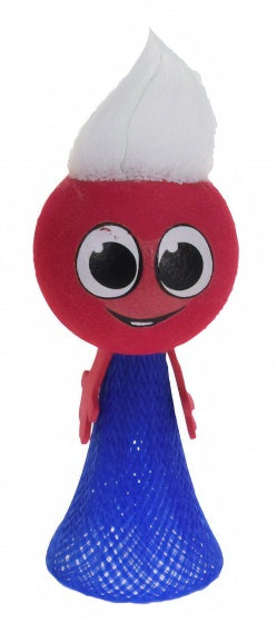 springfiguur Jump 8,5 cm foam rood/blauw