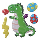 stickers 3D draak 4-delig