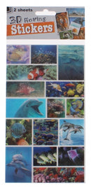 stickervellen 3D-Moving Oceaan 2 stuks