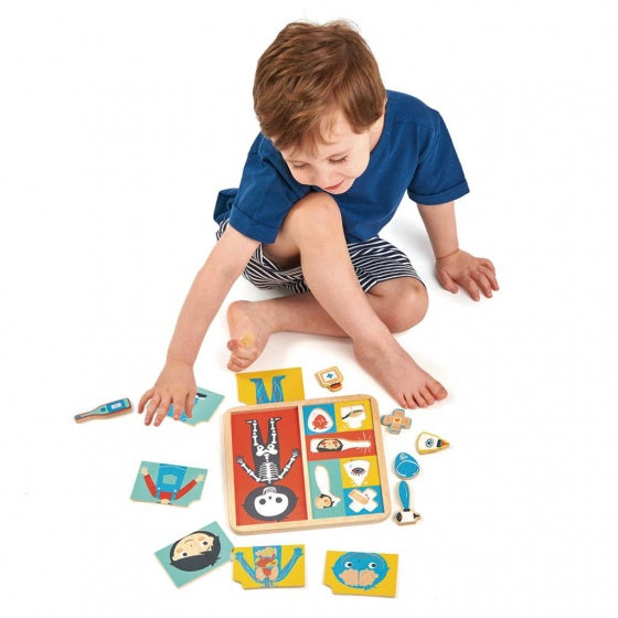 vormenpuzzel Ouch junior hout 12 stukjes