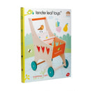 winkelwagen oranje/beige junior 45 x 28 x 55 cm