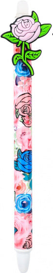 balpen Bloem junior 0,5 mm roze/blauw