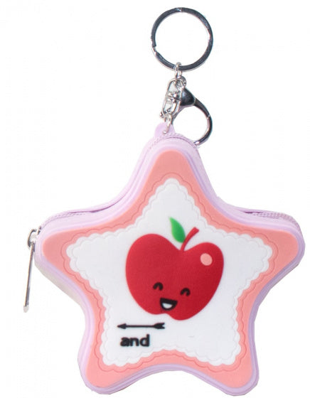 etui sleutelhanger Appel meisjes roze