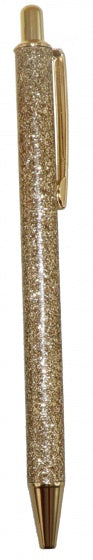 pen glitter 14 cm goud