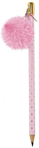 potlood HB2 junior 19 cm hout roze