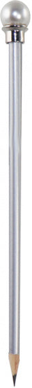 potlood parel junior 19 cm hout zilver