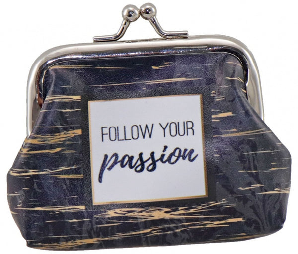 sleutelhanger Follow 9 x 6 cm meisjes zwart