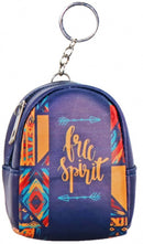 sleutelhanger Free Spirit 9 x 7 x 4 cm meisjes blauw