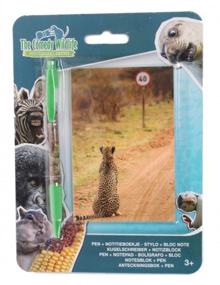 Comedy Wildlife Notitieboekje met Pen
