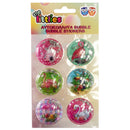 bubbelstickervel flamingo 22 cm meisjes 6 stickers