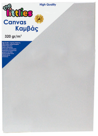 canvasdoek 320 g/m2 20 x 20 cm wit