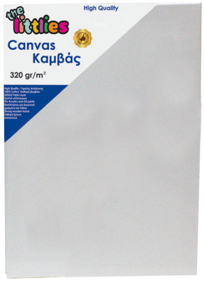 canvasdoek 320 g/m² 50 x 50 cm lichtgrijs