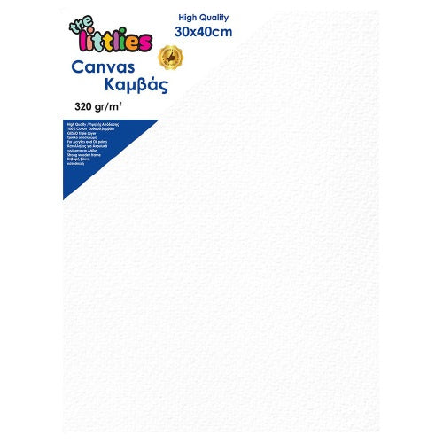 canvasdoek junior 30 x 40 cm 320 g/m² wit