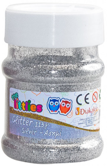 glitters junior 113 gram zilver
