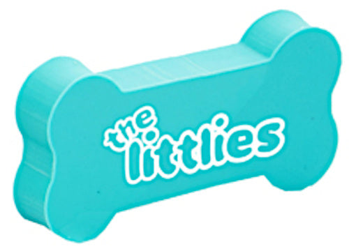 gum Bone junior 5,5 x 2,6 x 0,8 cm rubber mintgroen