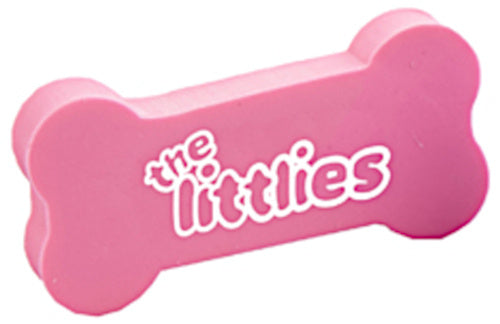 gum Bone junior 5,5 x 2,6 x 0,8 cm rubber roze