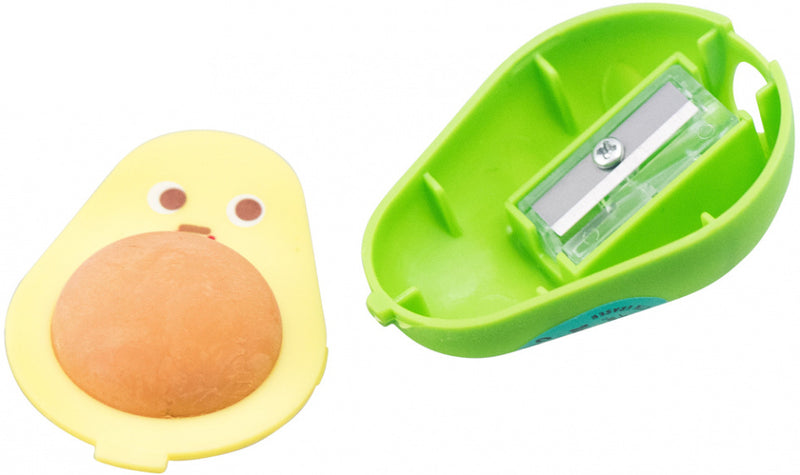 gum en puntenslijper Avocado 5,9 x 4,2 x 3,1 cm groen