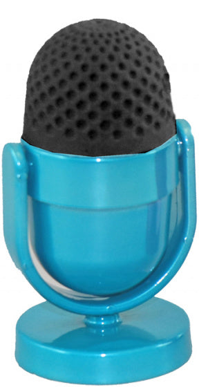 gum en puntenslijper Cool Mic junior metaal blauw