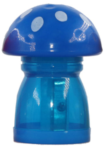 gum en puntenslijper junior 4,5 x 6 cm blauw/wit