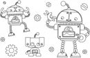 tekenboek Robot junior 23 x 33 cm 40 pagina's