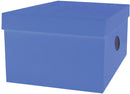 opbergdoos junior 33 x 24 x 18 cm karton blauw