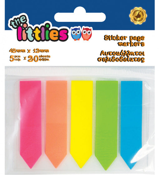 paginamarkers junior 4,8 cm papier 5 stuks