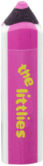 potloodgum junior 65 x 16 mm rubber roze