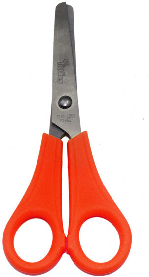 schaar 13 cm RVS rood