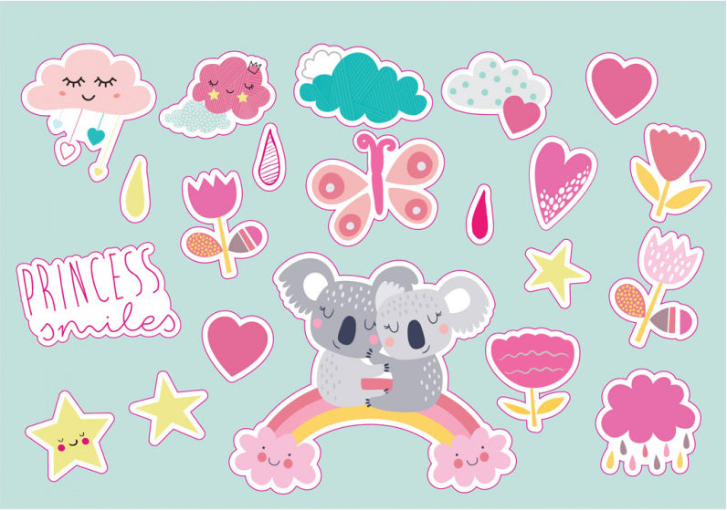 schetsblok Princess junior 23 x 33 cm papier roze