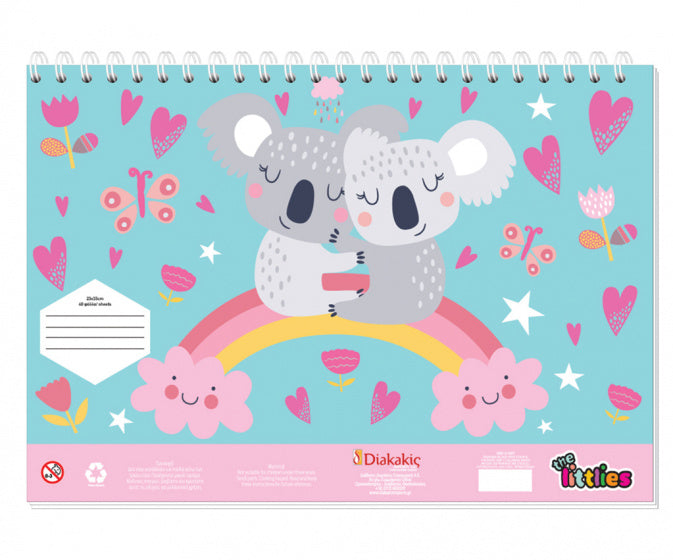 schetsblok Koala's junior 23 x 33 cm papier blauw