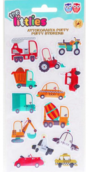 stickers Puffy verkeer junior 22 cm vinyl