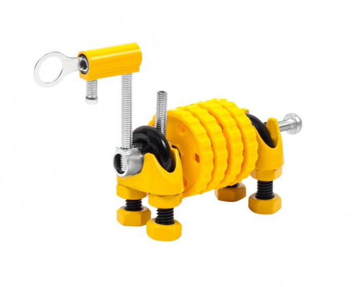 bouwpakket Animal Kit Giraffebit 62-delig geel