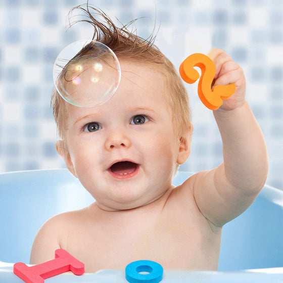 badletters en cijfers junior EVA 100 stuks