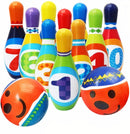 bowlingset junior 6,5 x 19 cm foam 12-delig