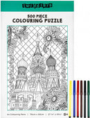 kleurpuzzel architectuur 70 x 50 cm wit 506-delig