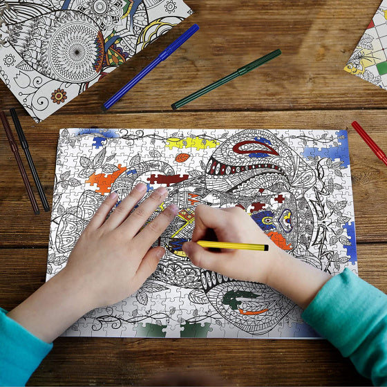 legpuzzel olifant DIY 70 x 50 cm 506-delig