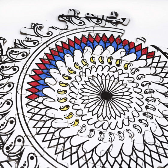 legpuzzel uil DIY 70 x 50 cm karton 506-delig