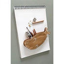 etui Seal 27,5 cm gerecycled papier bruin