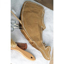 etui Whale 27,5 cm gerecycled papier bruin