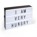 letterbord micro USB led A4 30 cm wit