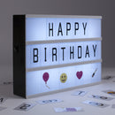 letterbord micro USB led A4 30 cm wit