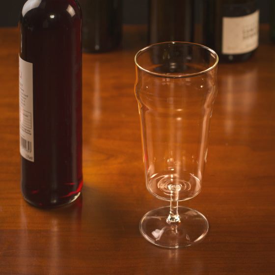 bier- en wijnglas 8 x 19,5 cm glas
