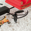 drone Flying Santa RC rood/bruin/zwart 3-delig